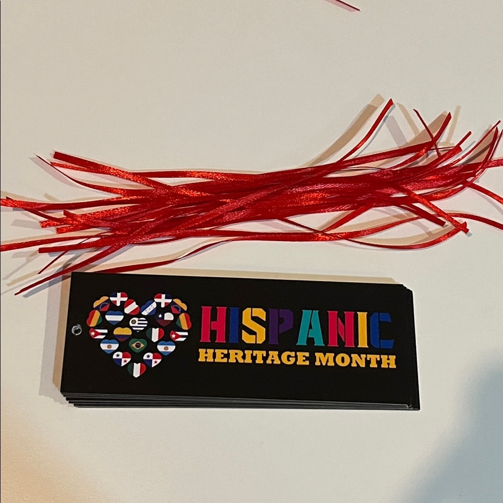 Hispanic Heritage Month Bookmark New